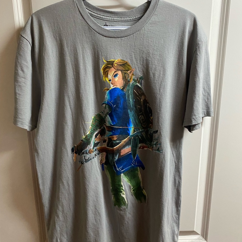 Zelda Breath of the Wild Link T-Shirt SZ Large